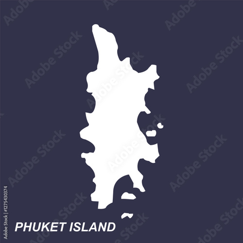 map of phuket island thailand