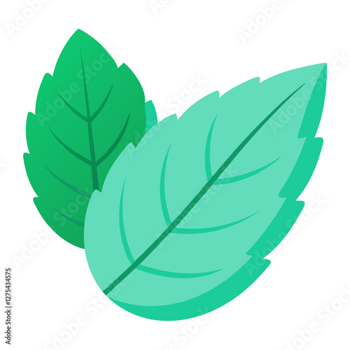 mint leaf icon design