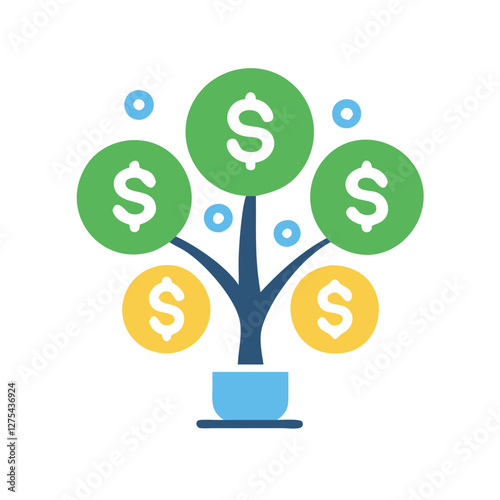 money tree icon design
