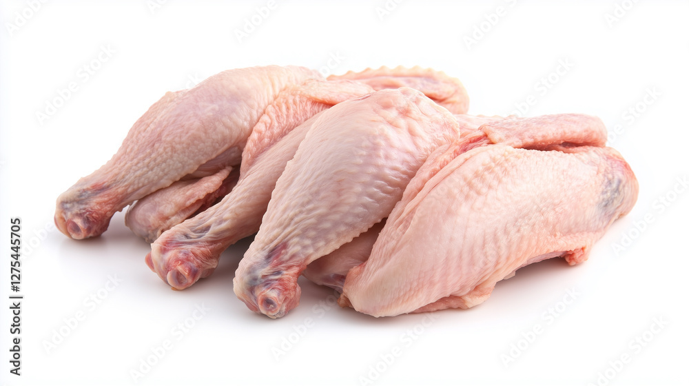 Chicken wings isolated on white background Chicken wings isolated on white background
