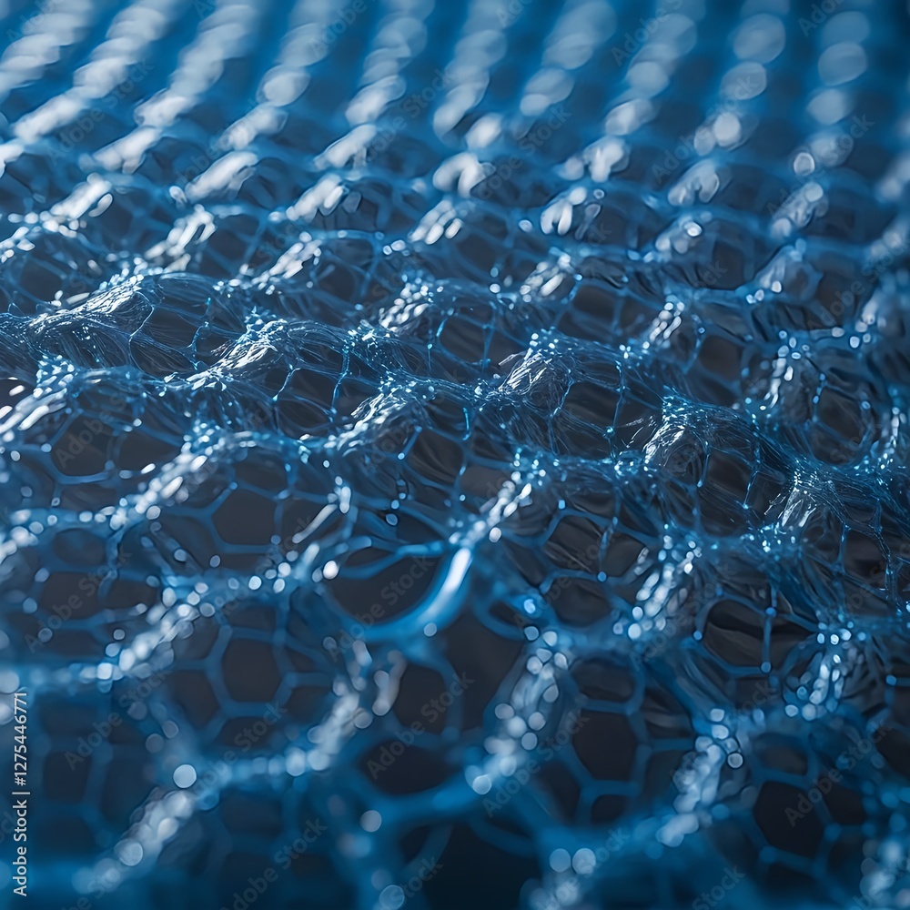 Abstract Blue Bubble Wrap Texture Abstract Blue Bubble Wrap Texture