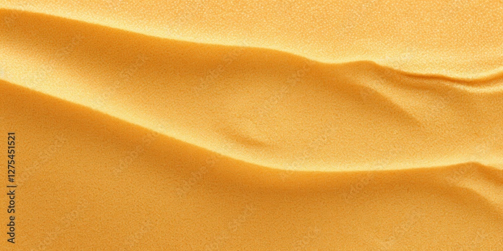 Obraz premium Abstract close-up of smooth yellow foam with wave pattern for product cushioning, or background use