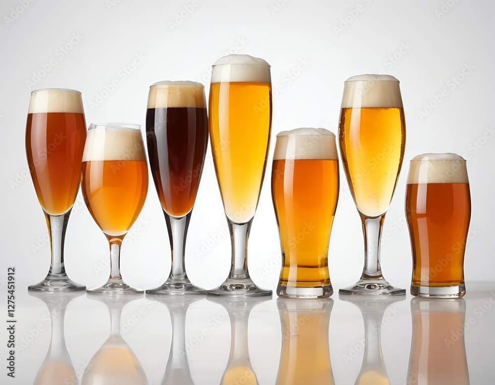 Assortment of Beer Glasses Assortment of Beer Glasses