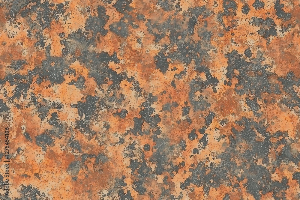 Panoramic grunge rusted metal rust and oxidized seamless texture map pattern background Panoramic grunge rusted metal rust and oxidized seamless texture map pattern background