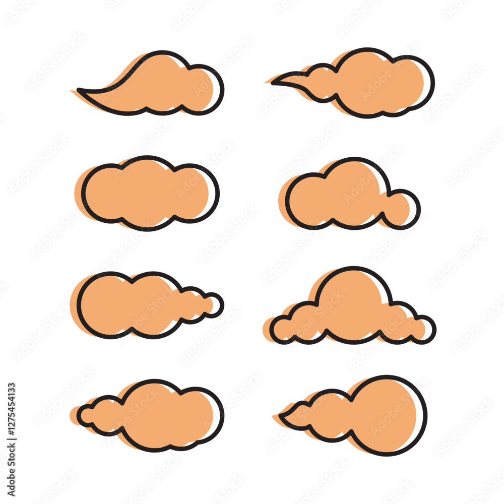 Obraz premium Cloud line icon