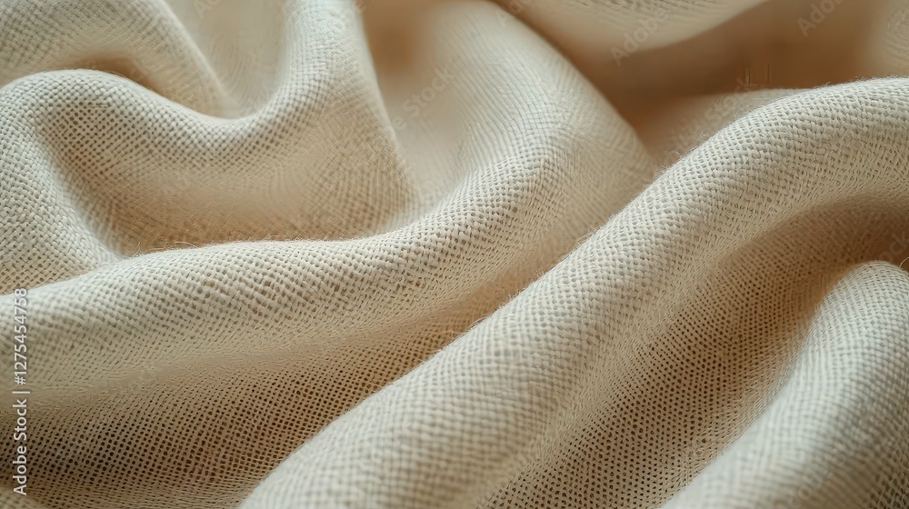 Beige cotton woven sofa cushion fabric texture map pattern background Beige cotton woven sofa cushion fabric texture map pattern background