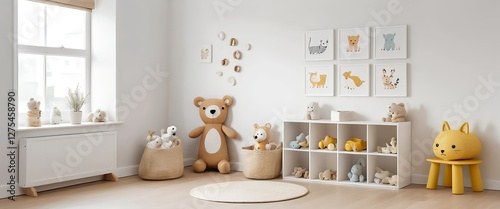 Cozy Child's Room with Toys and Animal Decor
