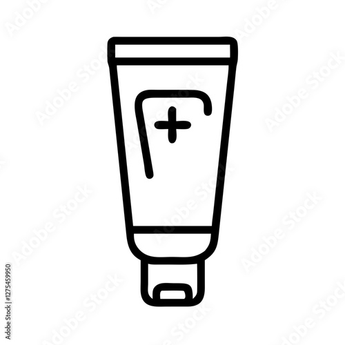painkiller cream icon design