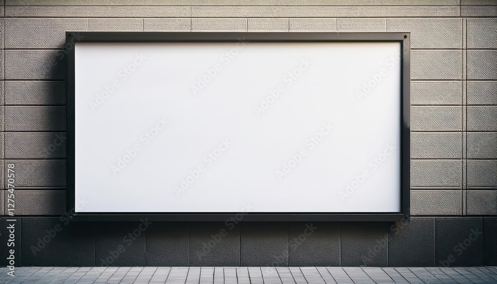 Urban Mock up A Powerful White Paper Billboard on a Metropolitan Wall Background, Evoking Vibrant Energies and Innovative Spirit of Future Cityscapes Urban Mock up A Powerful White Paper Billboard on a Metropolitan Wall Background, Evoking Vibrant Energies and Innovative Spirit of Future Cityscapes
