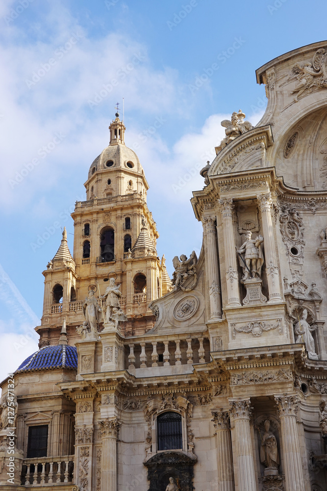 The Cathedral Church of Saint Mary in Murcia, Spain The Cathedral Church of Saint Mary in Murcia, Spain