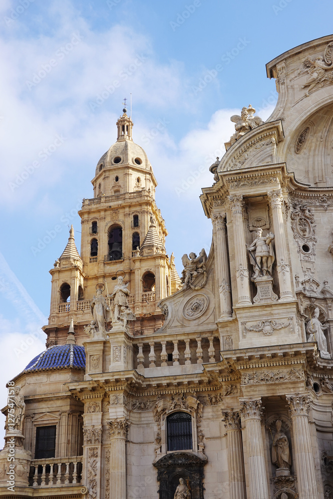 The Cathedral Church of Saint Mary in Murcia, Spain The Cathedral Church of Saint Mary in Murcia, Spain