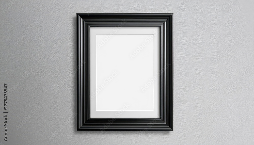 Sleek and Modern Black Photo Frame Mockup, Showcasing Minimalist Elegance with a Hint of Realistic Vector Artistry, Perfect for Digital Art or Home Decor. Sleek and Modern Black Photo Frame Mockup, Showcasing Minimalist Elegance with a Hint of Realistic Vector Artistry, Perfect for Digital Art or Home Decor.