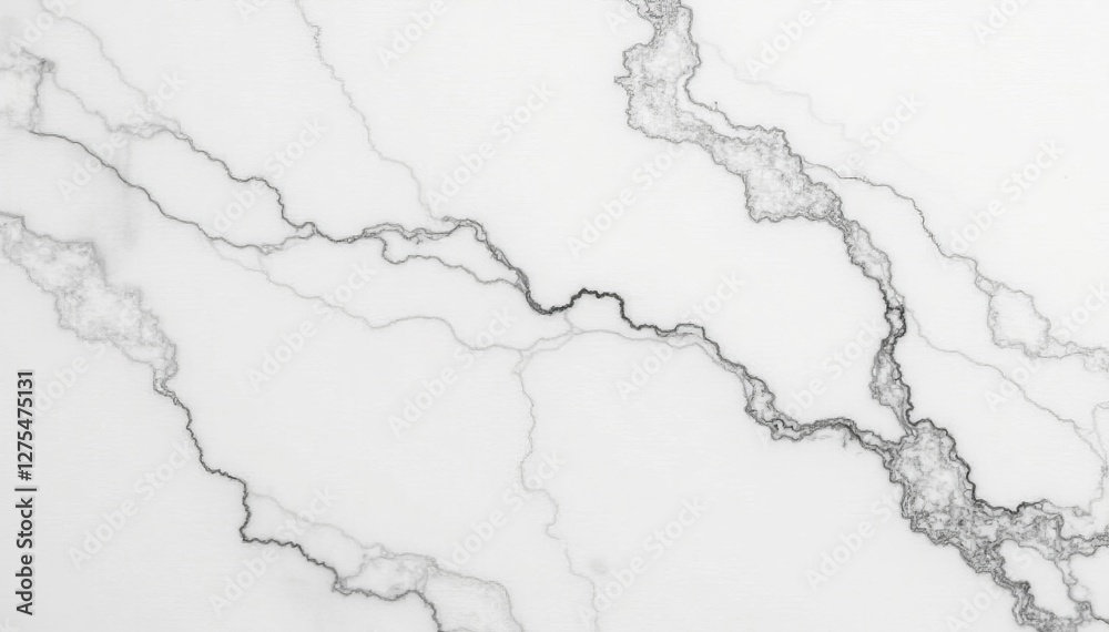 Obraz premium White marble slab with delicate grey veins, elegant and luxurious, background, natural, surface