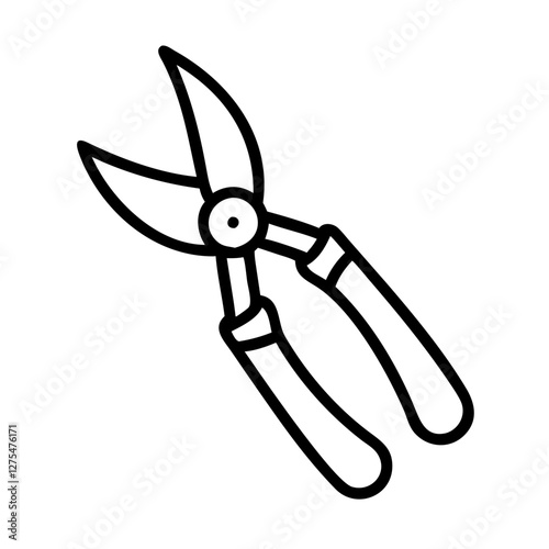 pruning shears icon design