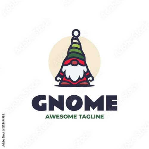 Gnome Simple Mascot Logo