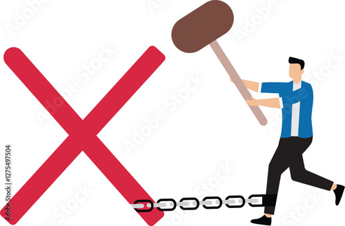 Stop obsessing over mistakes concept