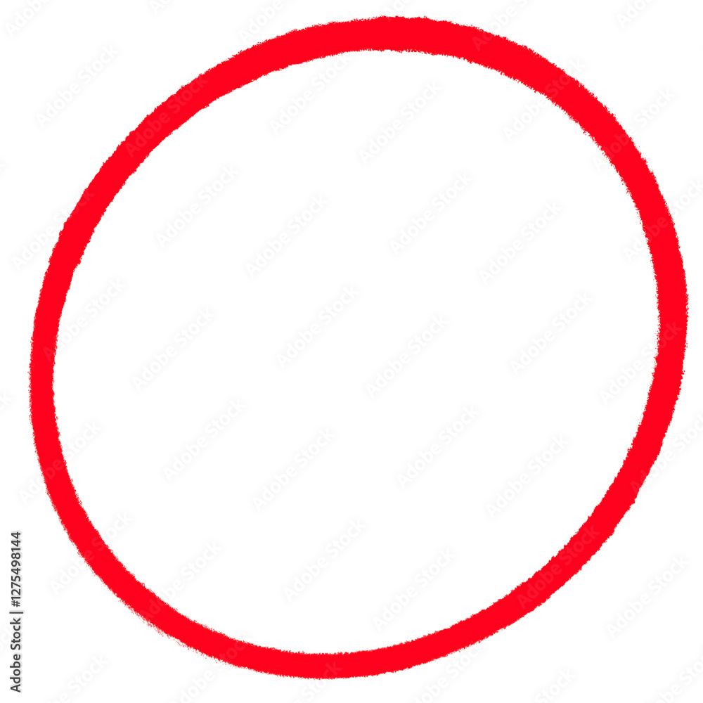 red round frame red round frame