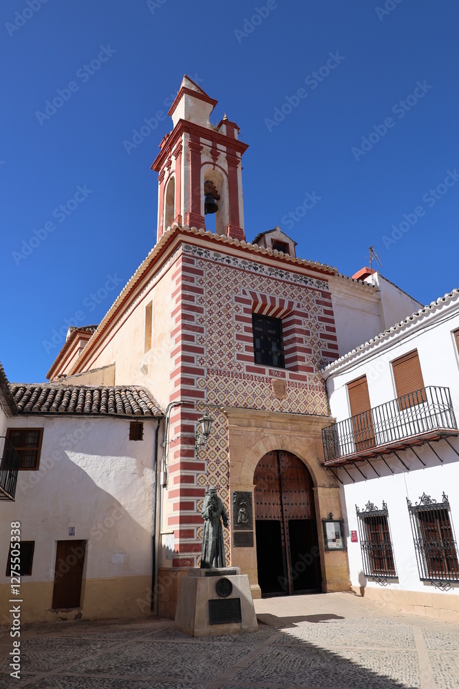 Fototapeta premium The church of Our Lady of Peace-Nuestra Senora de la Paz in Ronda, Andalusia, Spain 