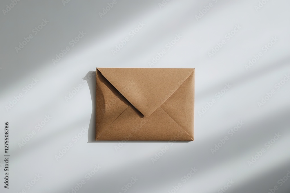 Rustic Brown Envelope on Pristine White: Simple Elegance for Branding, Stationery, and Mailing Concepts. Perfect for minimalist designs, adding a touch of classic sophistication to your projects. Rustic Brown Envelope on Pristine White: Simple Elegance for Branding, Stationery, and Mailing Concepts. Perfect for minimalist designs, adding a touch of classic sophistication to your projects.