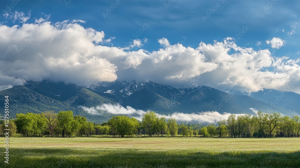 Panorama of Mountains
