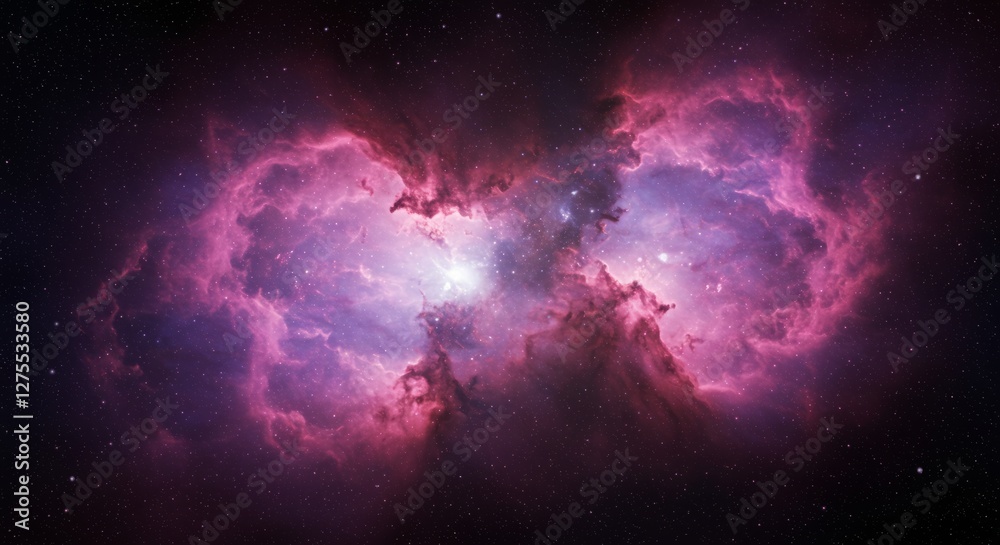 Fototapeta premium A dreamy cosmic nebula 