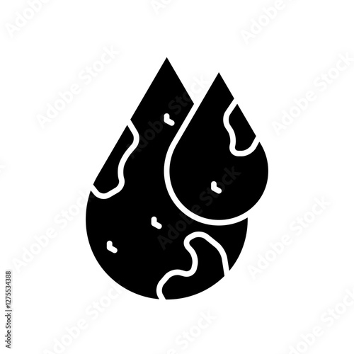 Dirt water icon