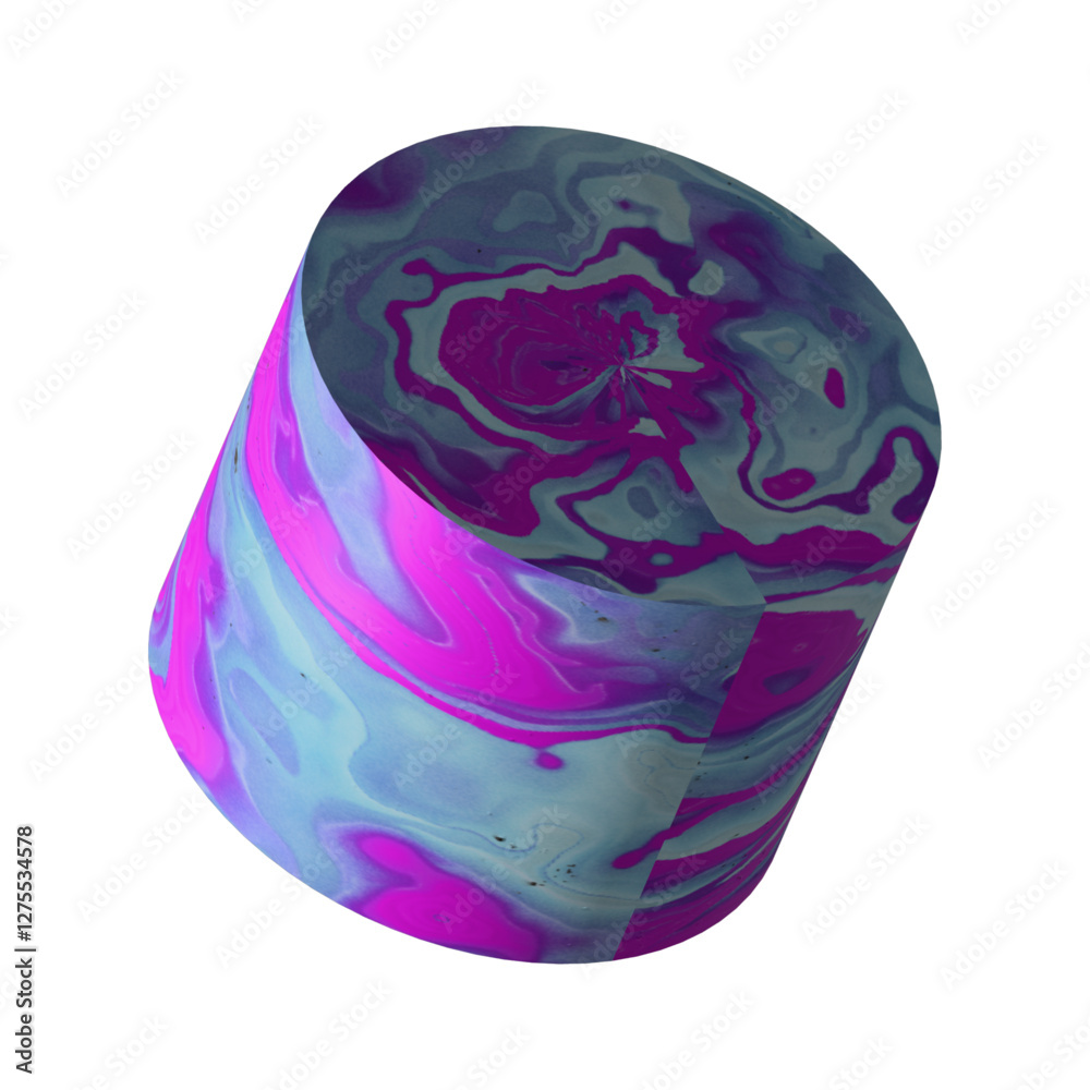 Fototapeta premium 3D Abstract Tube Liquid