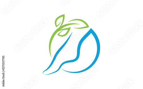 Foot Care clinic Logo Template vector icon illustration design