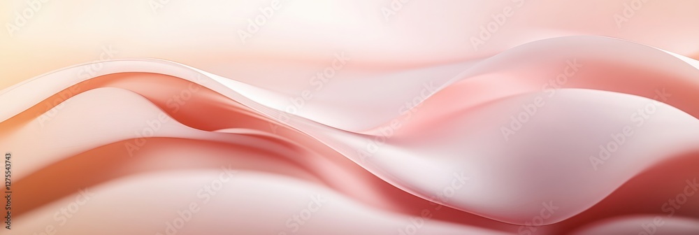 Vertical background featuring warm pale pink curves that create a subtle, wave-like pattern, adding depth and interest.
