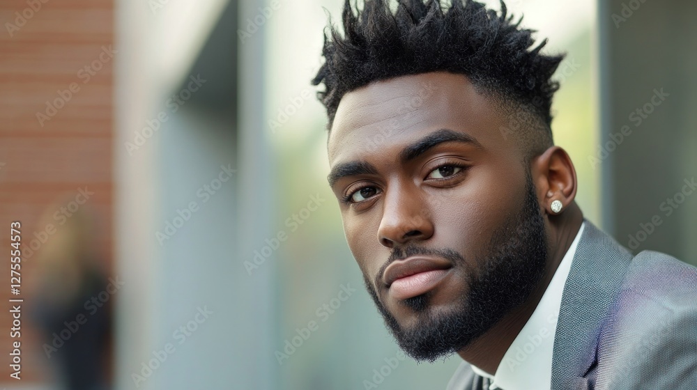 Portrait of a Confident Black Man Portrait of a Confident Black Man