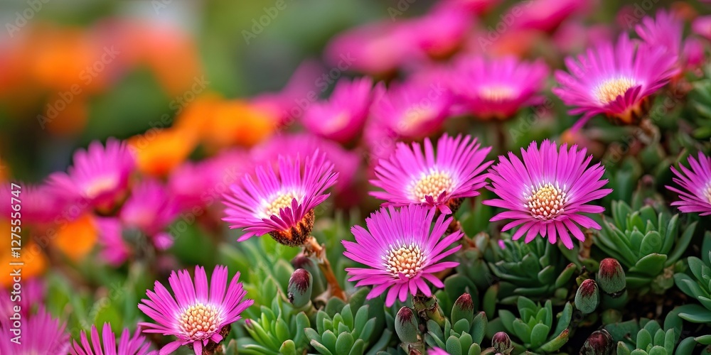 Vibrant pink and orange flowers in a lush garden setting with soft bokeh backdrop highlighting the delicate petals and vibrant colors of nature. Vibrant pink and orange flowers in a lush garden setting with soft bokeh backdrop highlighting the delicate petals and vibrant colors of nature.