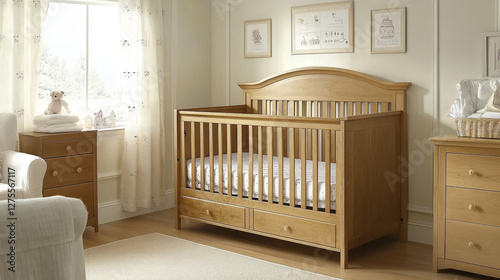 Furniture and Layout Crib: The crib is the focal point of any nursery. Choose a safe, sturdy crib that meets safety standards. 