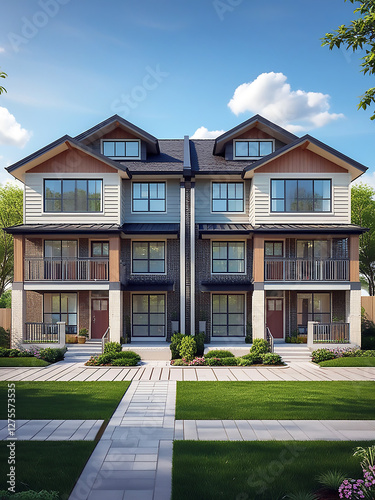 modern house on a sunny day