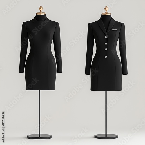 Black_Suit_Dress, generated ai