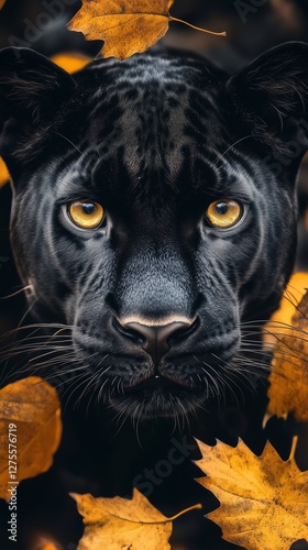 A_black_leopard, generated ai