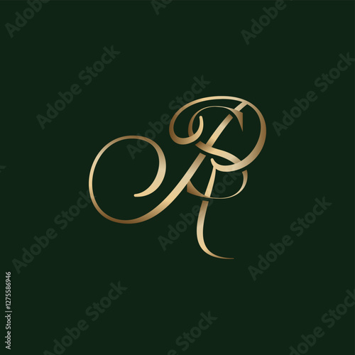 Letter R and S in Decorative Font