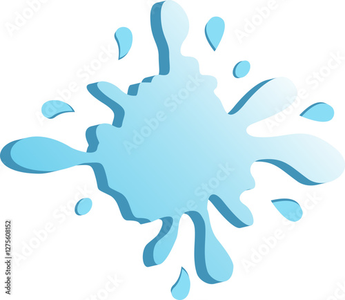 Splash Water Illustration