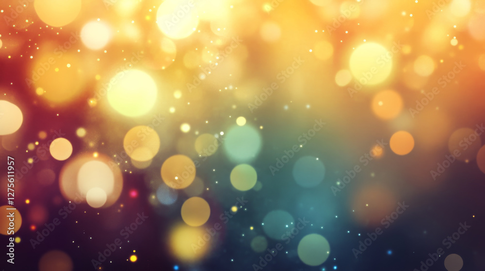 Bright abstract light overlay with colorful bokeh effects Bright abstract light overlay with colorful bokeh effects
