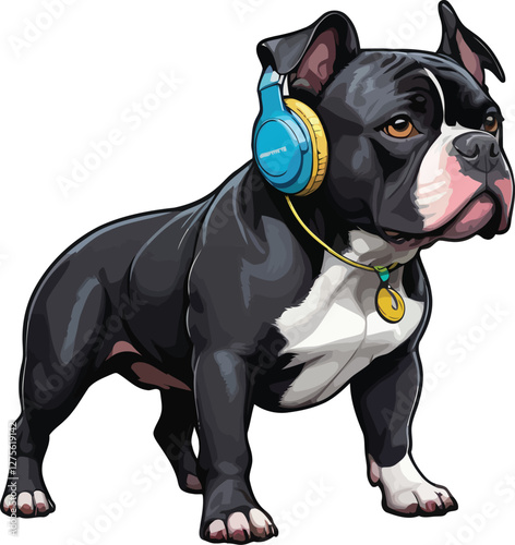 Black American Bully – Powerful, Well-Behaved, and Socialized for Families