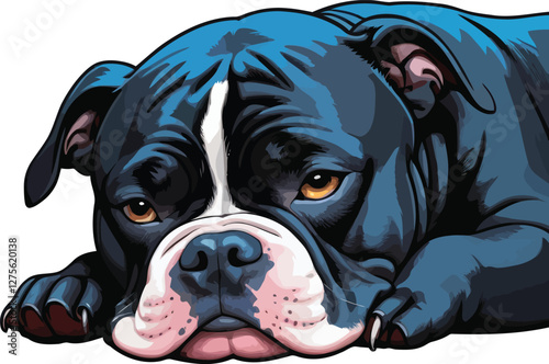 Black American Bully Puppy – Perfect Blend of Strength and Gentle Temperament