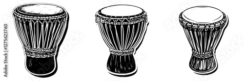 Drumming instruments illustrating cultural rhythm and sound used in celebrations and gatherings