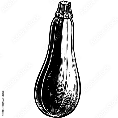 Freshly harvested zucchini displayed against a clean white background for culinary inspiration and artistic purposes
