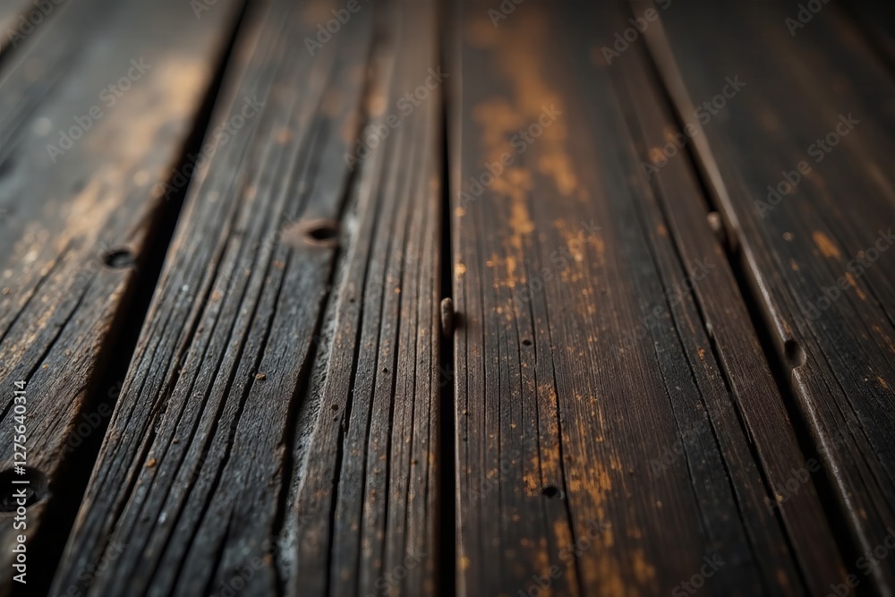 Close up of weathered dark wood surface with grain details, close up, grain, natural Close up of weathered dark wood surface with grain details, close up, grain, natural