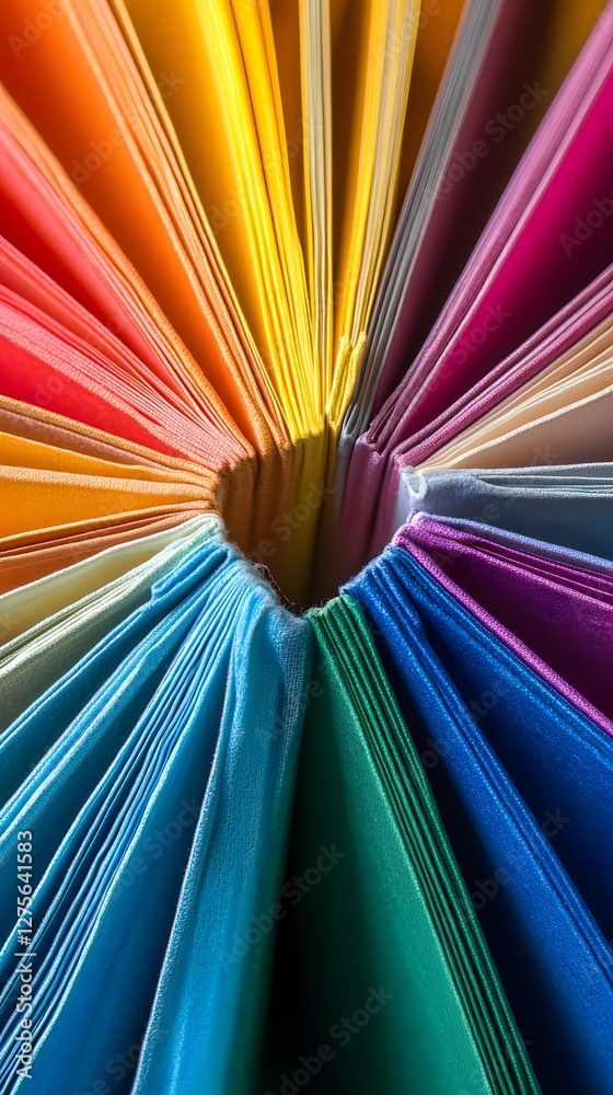 Fototapeta premium a book with pride rainbow pages