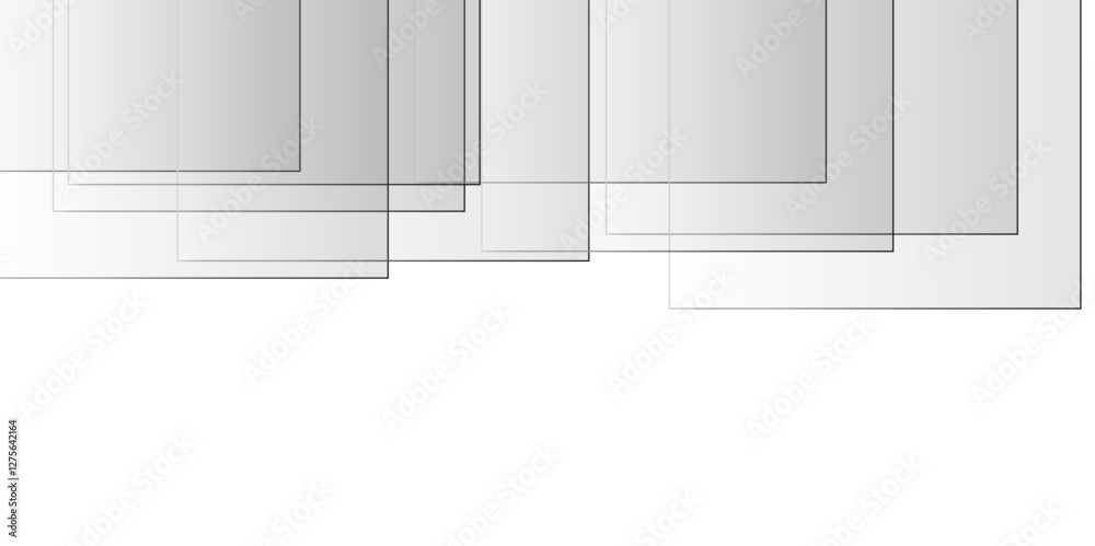 Vector abstract geometric square white graphic design banner pattern background. White and grey monochrome vector background.background vector design.
