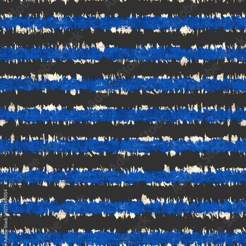 Multicolor Mottled Broken Stripe Pattern