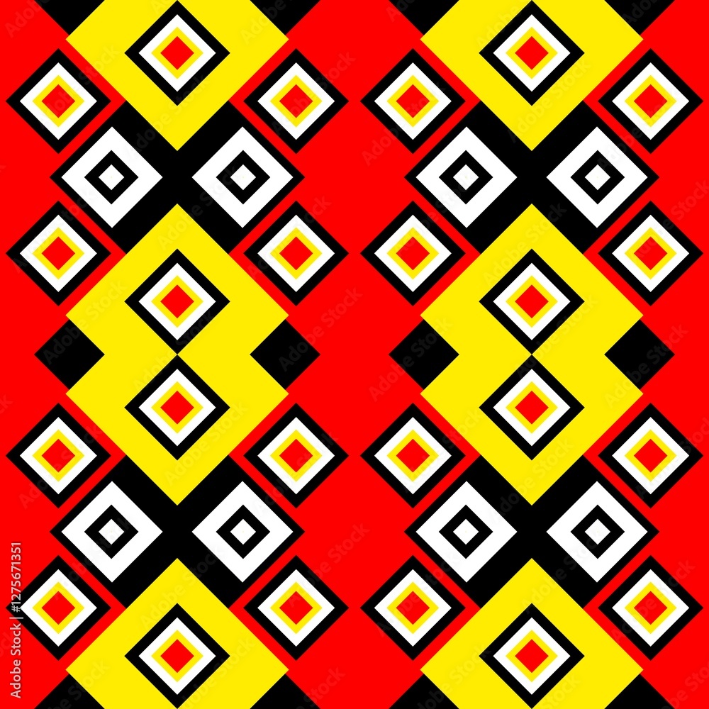 Tribal Geometric Stripe Pattern Tribal Geometric Stripe Pattern