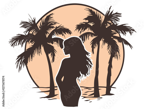girl on the beach