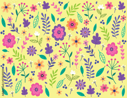 Amazing Floral Pattern Background
