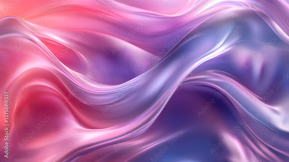 Soft waves of vibrant hues blend together, creating a tranquil and artistic ambiance of color Soft waves of vibrant hues blend together, creating a tranquil and artistic ambiance of color